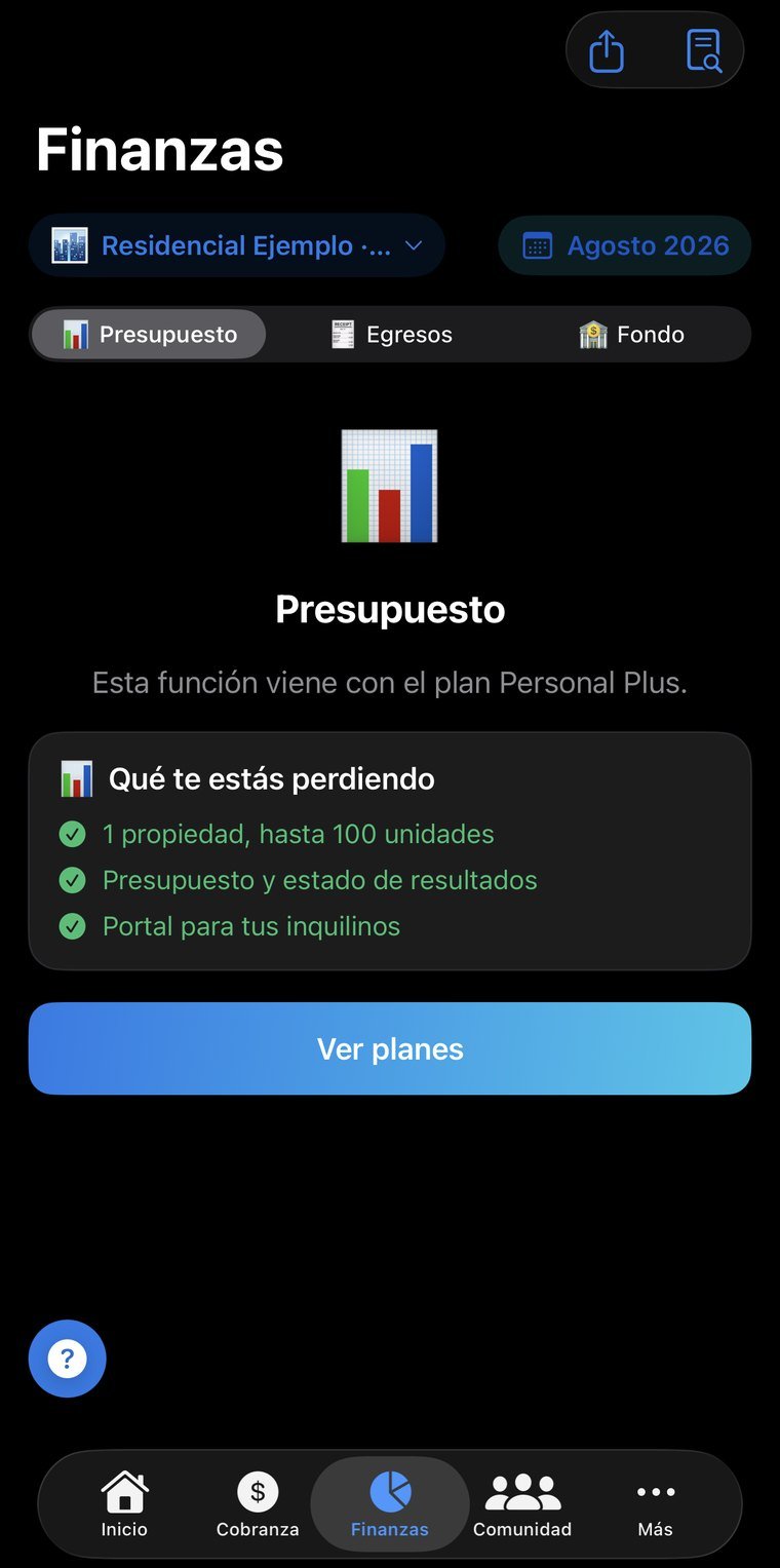 Finanzas: presupuesto, egresos y fondo