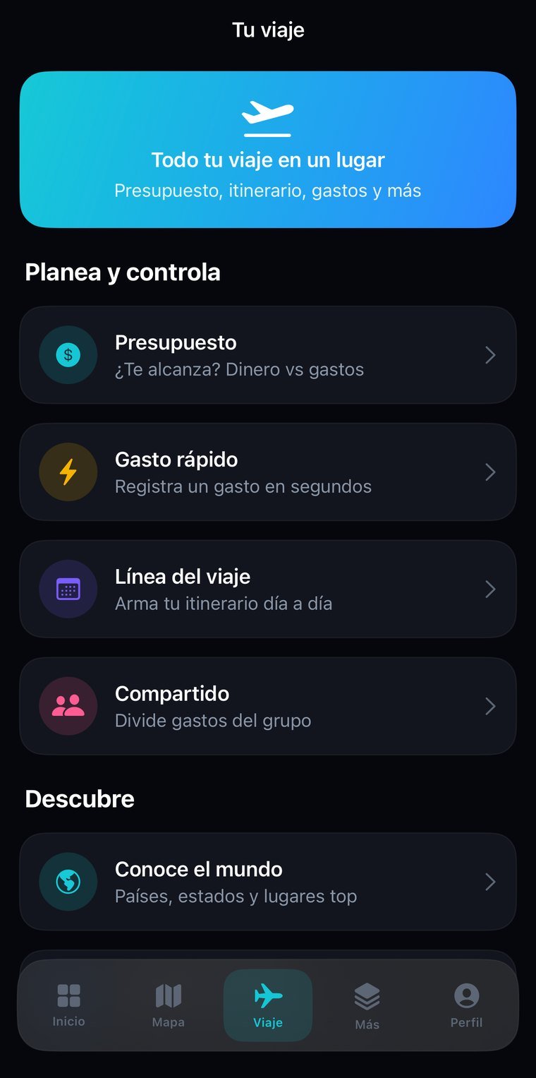 Planea y controla: presupuesto, gastos y línea del viaje