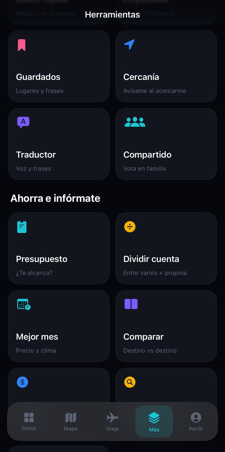 Ahorra e infórmate: presupuesto, dividir cuenta y comparar